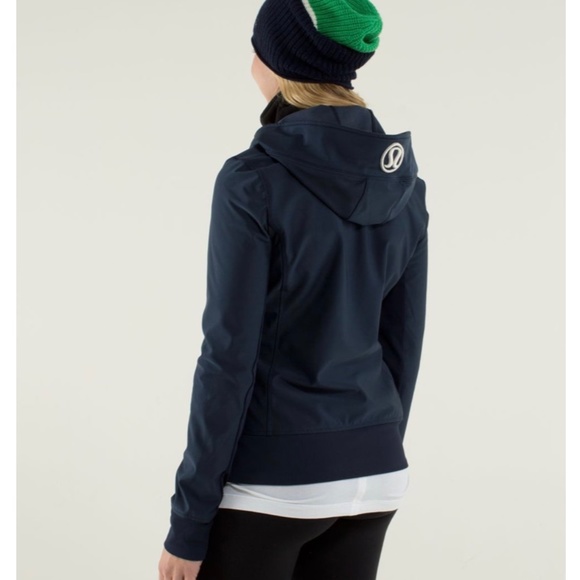 Lululemon Uba Hoodie Lux Softshell Inkwell / Black Jacket - Picture 3 of 16